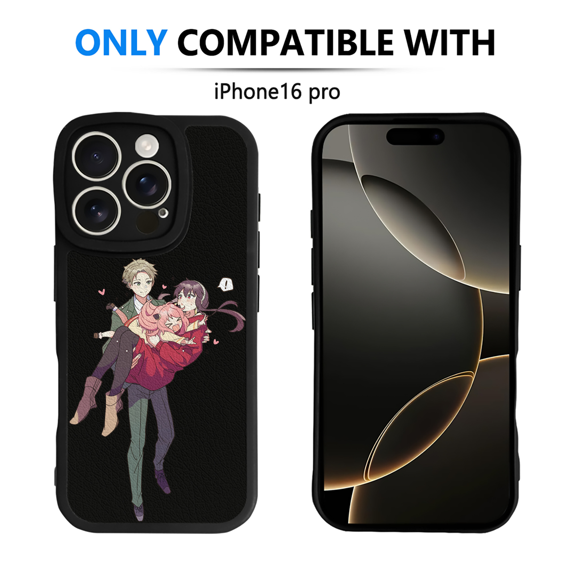 （画像用） SPY×FAMILY间谍家家酒 【iPhone 16シリーズ対応】シリコンスマホケース（レザー調） 材質：シリコン